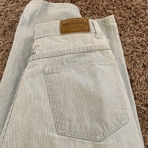 Vintage Brittania pinstripe jeans